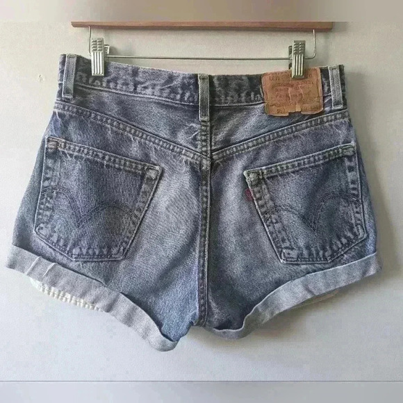 LEVI'S  VINTAGE model 550 Relaxed fit Size 31X34 Made in USA 100% cotton - Picture 5 of 12